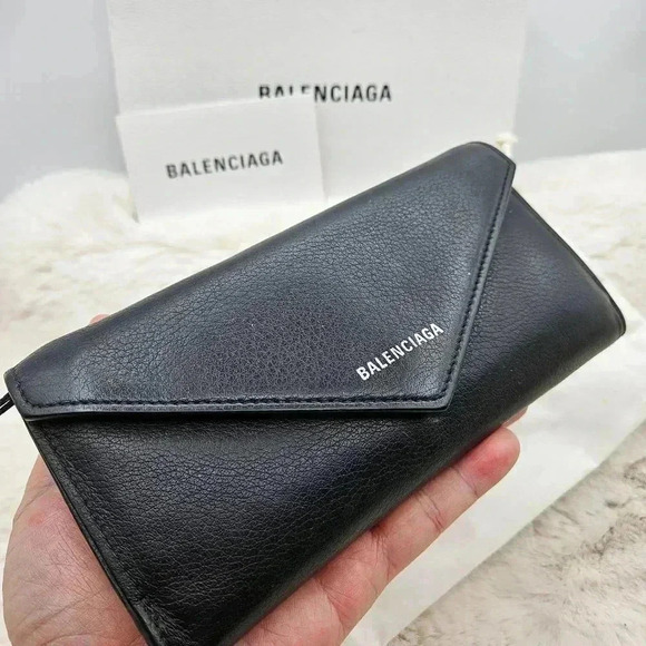 Balenciaga Paper Mini Leather  Long Wallet - Picture 5 of 16